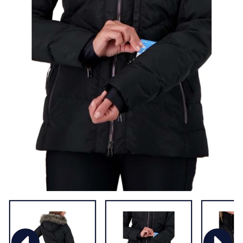 Obermeyer Women's Midnight Black Puffer Jacket